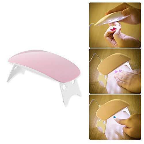 Mini Portable 6W UV LED Nail Gel Polish Lamp Dryer-The Ultimate On-the-Go Beauty Tool - Lady Luana Luxe Nails
