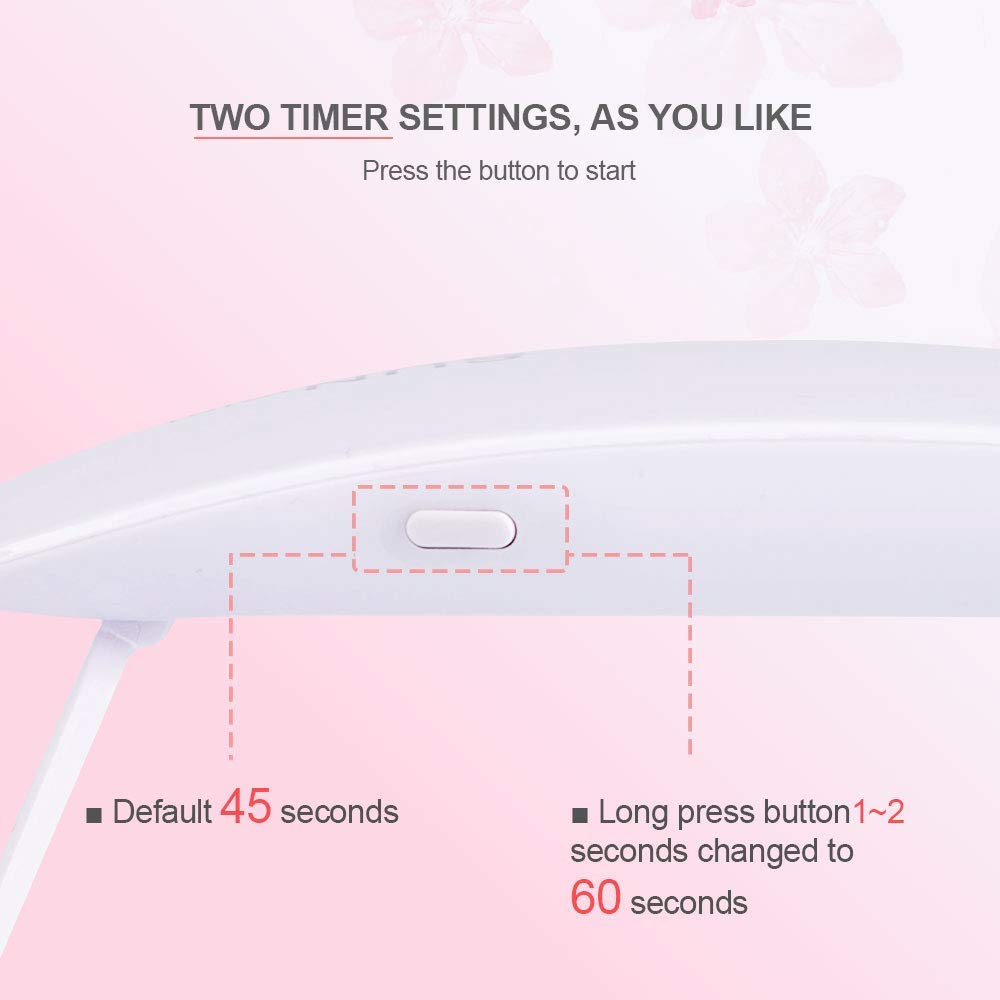 Mini Portable 6W UV LED Nail Gel Polish Lamp Dryer-The Ultimate On-the-Go Beauty Tool - Lady Luana Luxe Nails