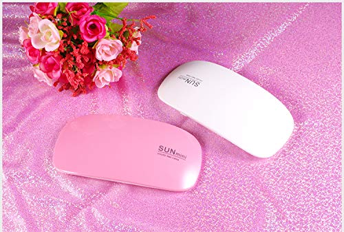 Mini Portable 6W UV LED Nail Gel Polish Lamp Dryer-The Ultimate On-the-Go Beauty Tool - Lady Luana Luxe Nails