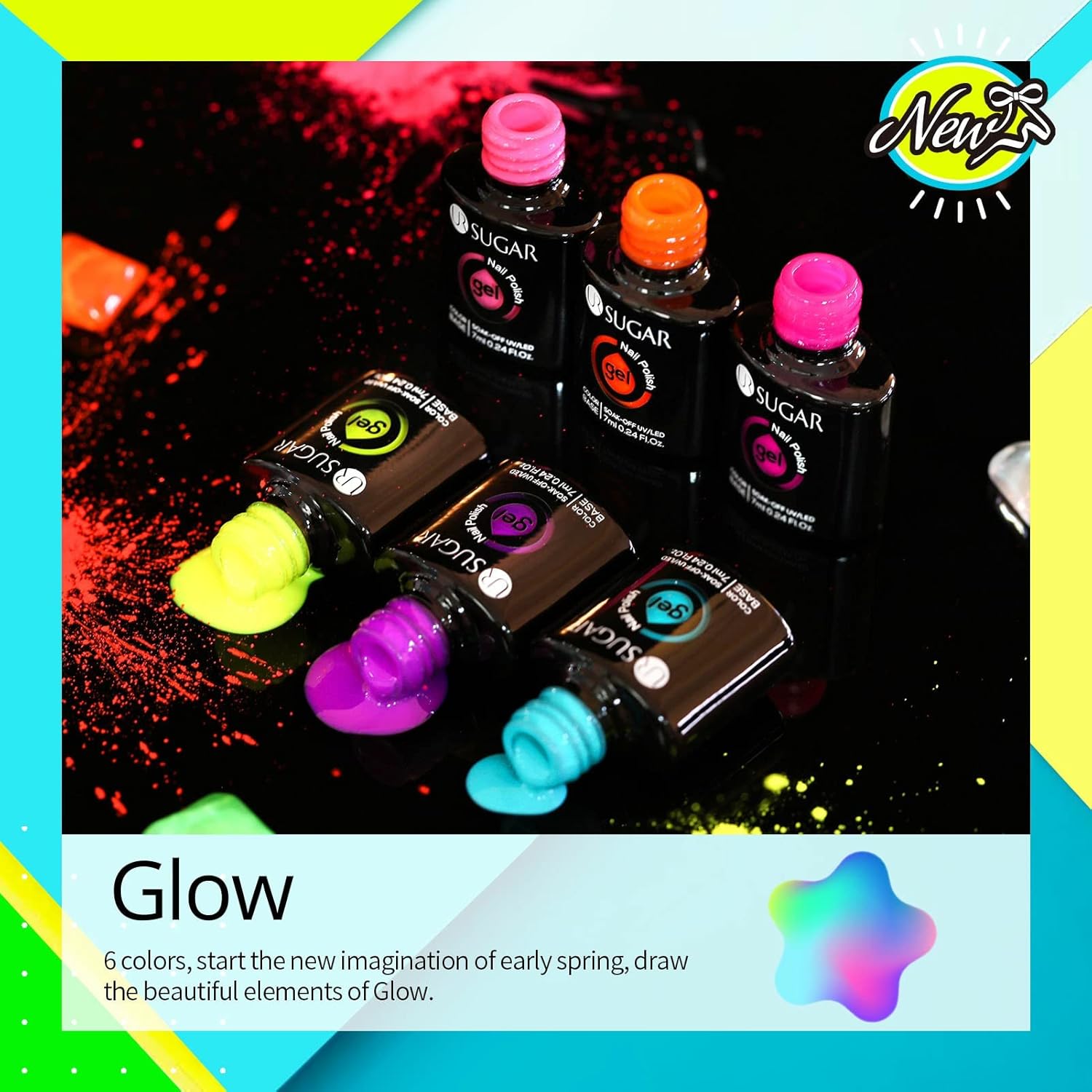 Glow in the Dark Luminous Gel Nail Polish Long -Lasting Manicure Essentials-Free Shipping - Lady Luana Luxe Nails