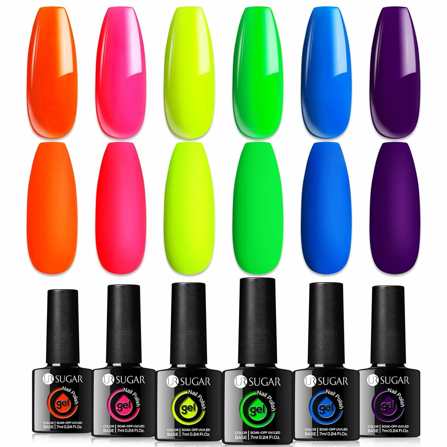 Neon Gel Nail Polish Long -Lasting Manicure Essentials-Free Shipping (Copy) - Lady Luana Luxe Nails