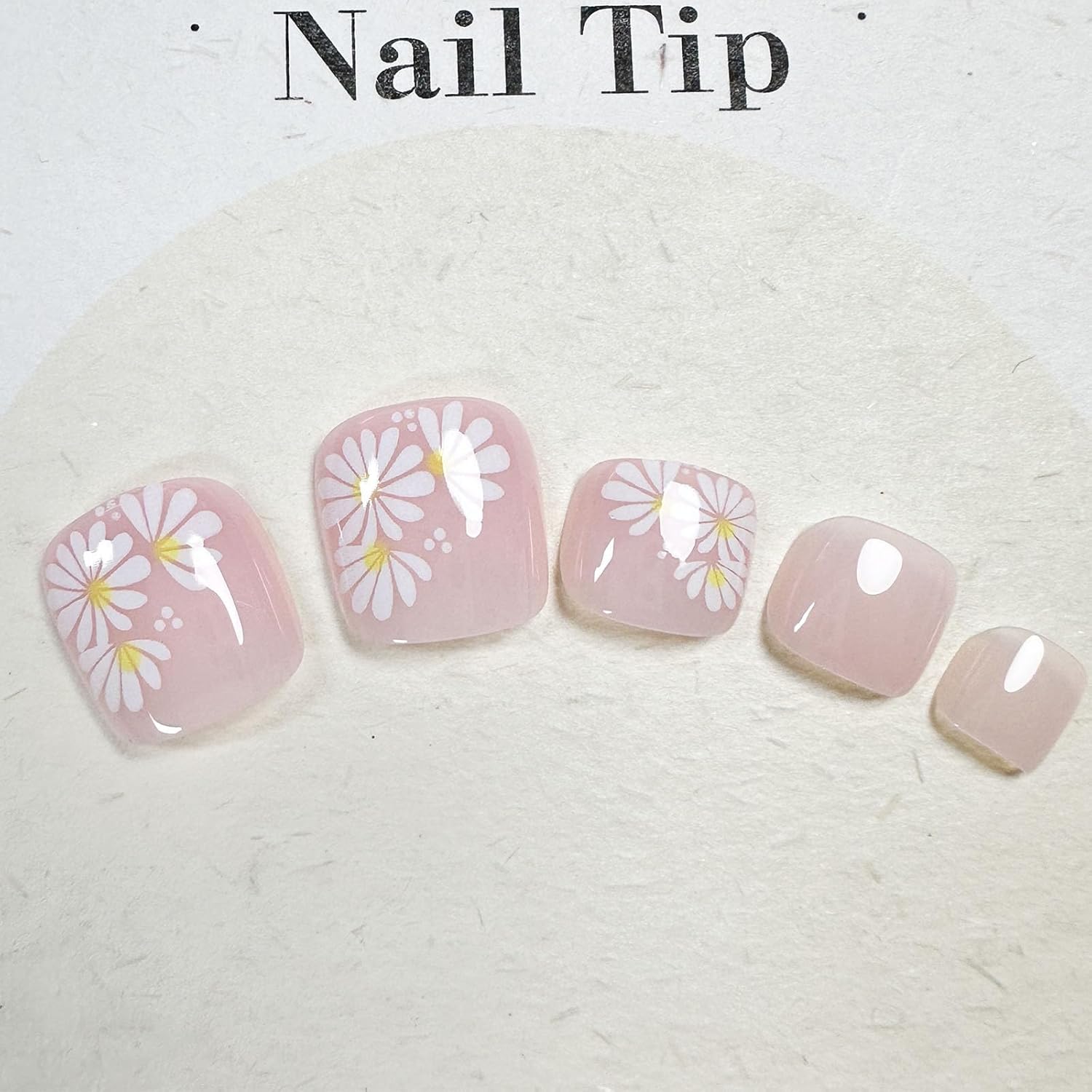 French Rhinestone Press-On Toenails Trendy Full Cover Designs Acrylic Fake Nails-Free Shipping - Lady Luana Luxe Nails