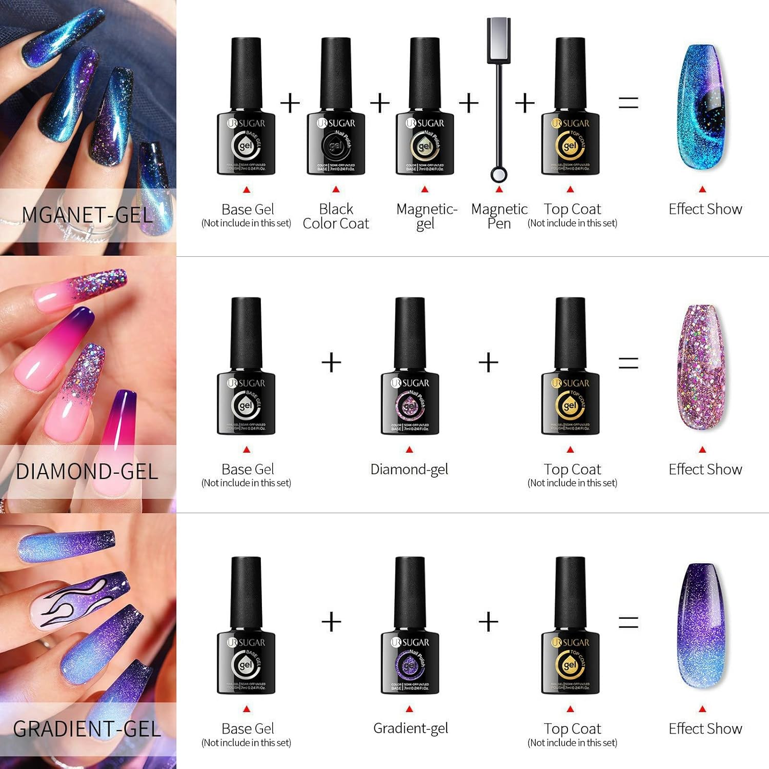Milky Mystery Sparkle Shiny Glitter Gel Nail Polish Long-Lasting Manicure Essentials-Free Shipping - Lady Luana Luxe Nails