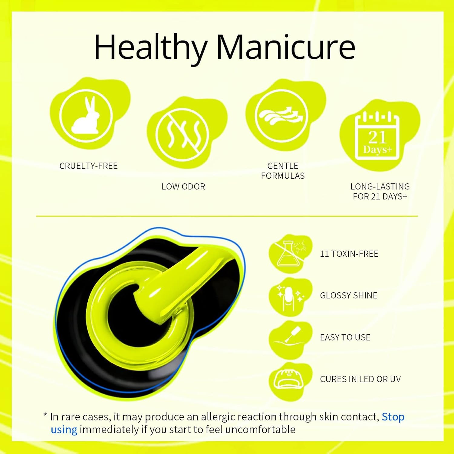 Neon Gel Nail Polish Long -Lasting Manicure Essentials-Free Shipping (Copy) - Lady Luana Luxe Nails