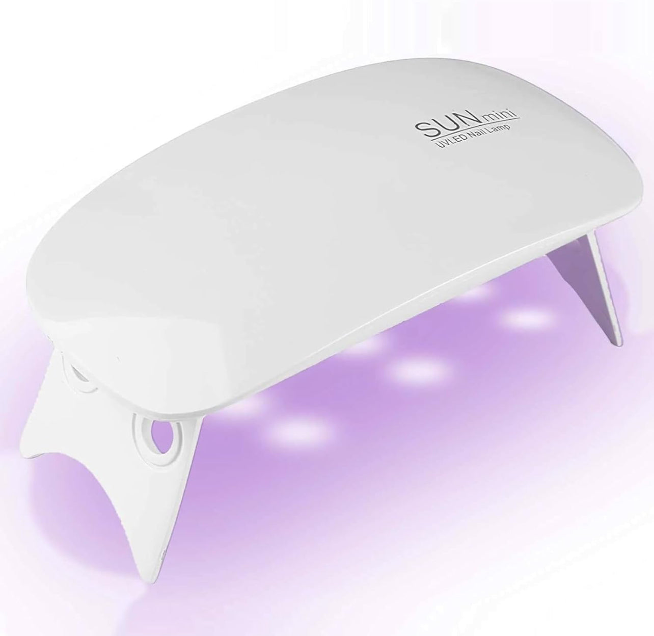 Mini Portable 6W UV LED Nail Gel Polish Lamp Dryer-The Ultimate On-the-Go Beauty Tool - Lady Luana Luxe Nails