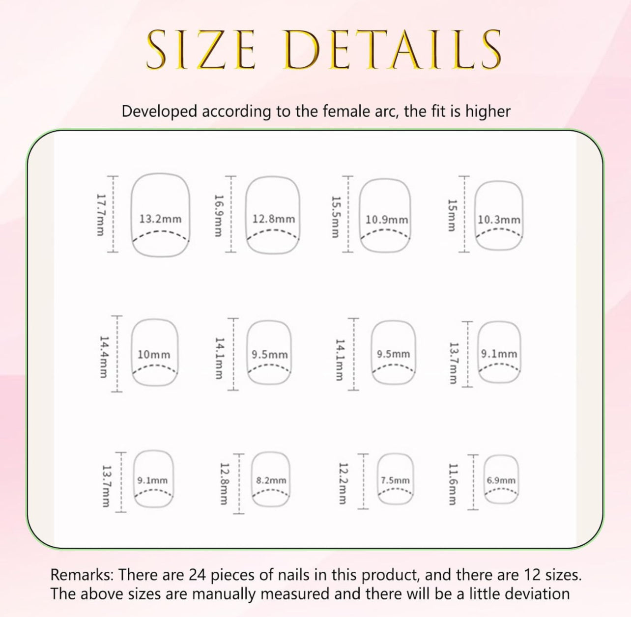 Chic Red Medium Length Press On Almond Nails Easy Apply-Free Shipping - Lady Luana Luxe Nails