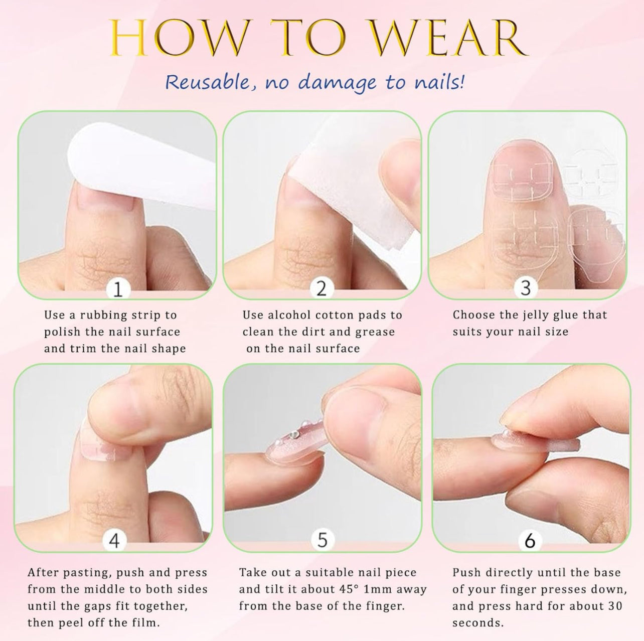 Chic Red Medium Length Press On Almond Nails Easy Apply-Free Shipping - Lady Luana Luxe Nails