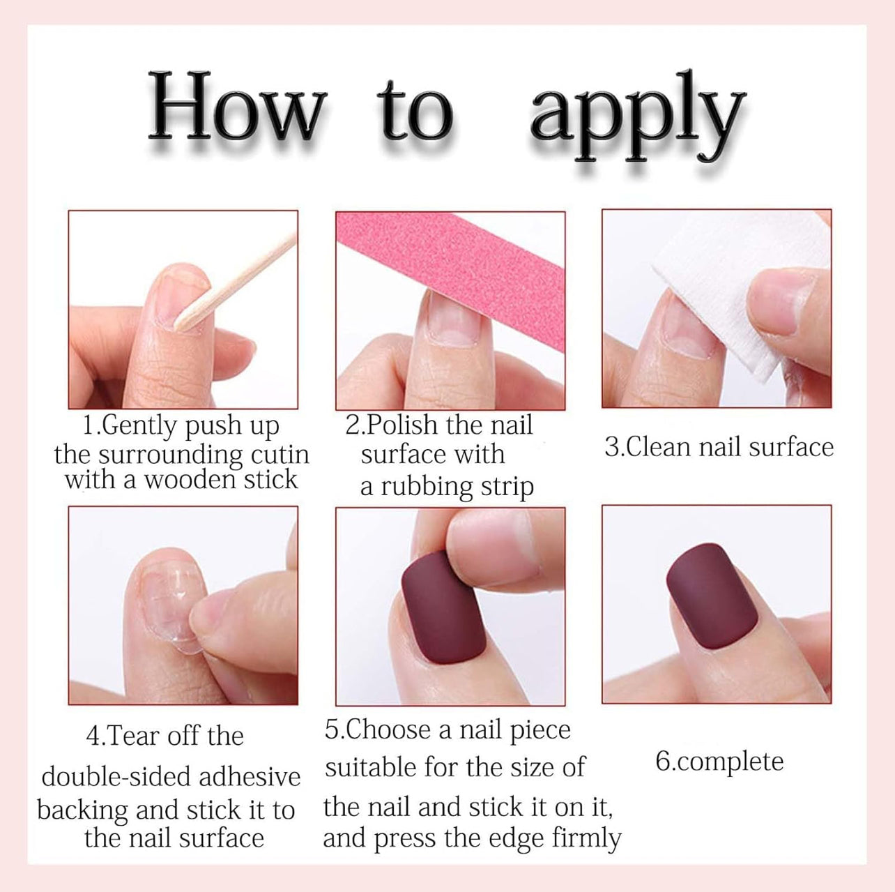 Elegant Gold Glitter Almond French Tip Press-On Fake Nails- Free Shipping