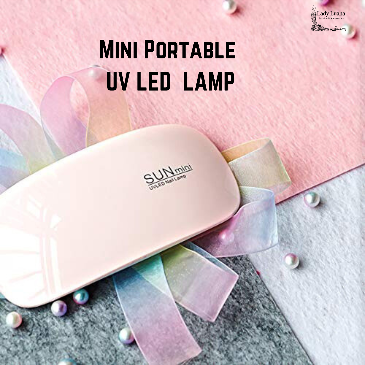 Mini Portable 6W UV LED Nail Gel Polish Lamp Dryer-The Ultimate On-the-Go Beauty Tool - Lady Luana Luxe Nails
